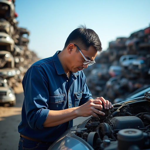 Scrap Yard Vehicle Inspection Process